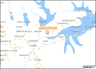 map of Haddāmah