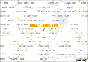 map of Haddamshausen