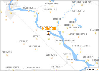 map of Haddam