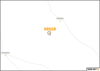 map of Hādda