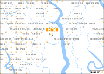 map of Hadda