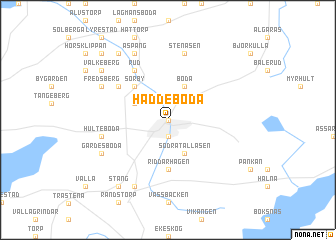 map of Haddeboda