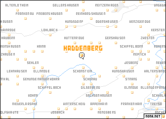 map of Haddenberg