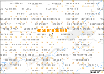 map of Haddenhausen