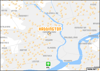 map of Haddington