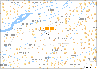 map of Haddoke
