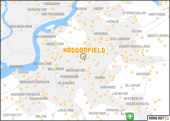 map of Haddonfield