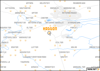 map of Haddon