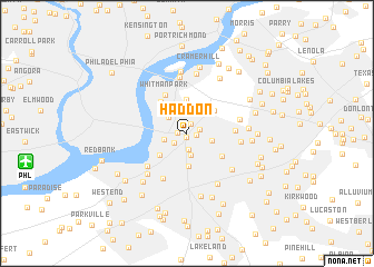 map of Haddon