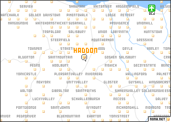 map of Haddon