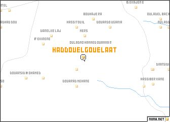 map of Haddou el Gouelaat