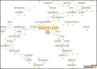 map of Haderlehn