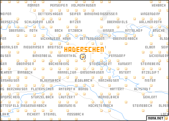 map of Haderschen