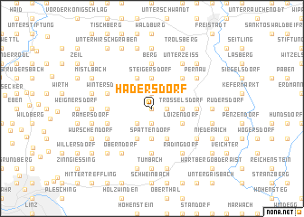 map of Hadersdorf