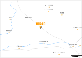 map of Hader