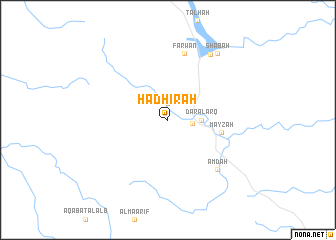 map of Hadhirah