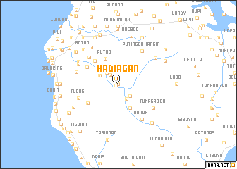 map of Hadiagan