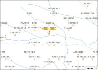 map of Hadiaho