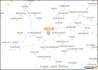 map of Hadib