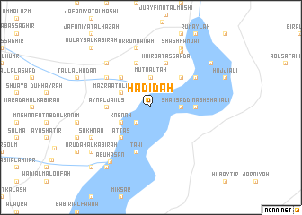 map of Ḩadīdah