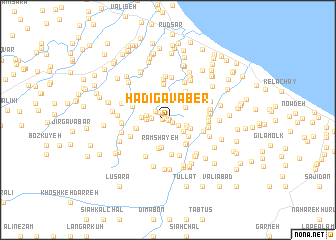 map of Hādī Gavāber