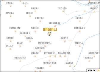 map of Hadımlı