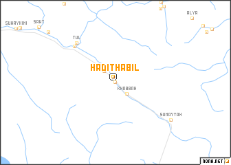 map of Hādī Thābil