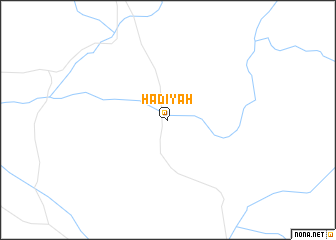 map of Hadīyah