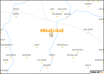 map of Hadjelidjé