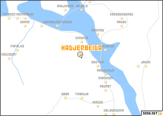 map of Hadjer Béïda
