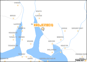 map of Hadjer Béïd