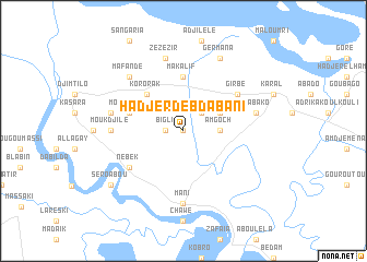map of Hadjer Debdabani