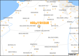 map of Hâdj Yaʼkoûb