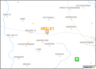 map of Hadley