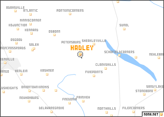 map of Hadley