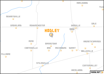 map of Hadley