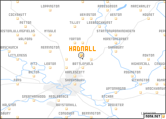 map of Hadnall