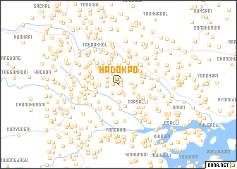 map of Hadŏkp\