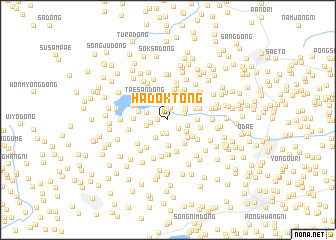 map of Hadŏk-tong
