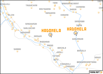 map of Hadomela