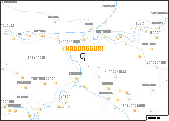 map of Hadonggu-ri