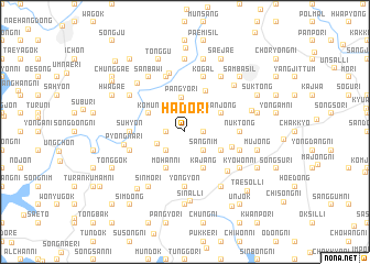 map of Hado-ri