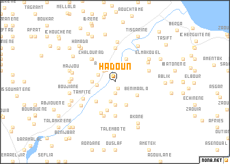 map of Hadoun