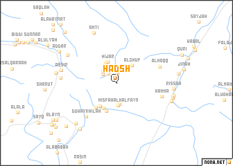 map of Ḩadsh