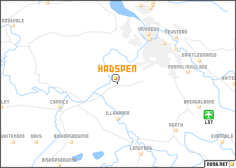 map of Hadspen