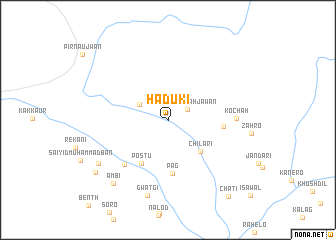 map of Hadūki