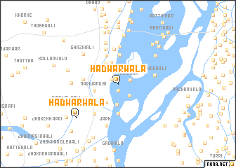 map of Hadwārwāla