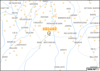 map of Hadwār