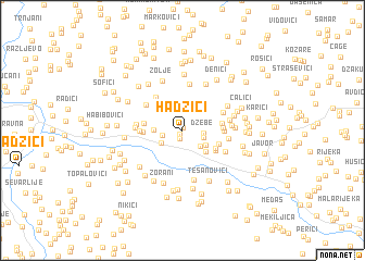 map of Hadžići