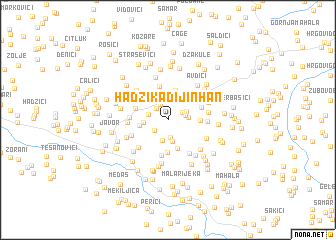 map of Hadžikadijin Han